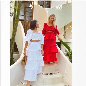 SHOW ME YOUR MUMU WHITE SUMMER SET